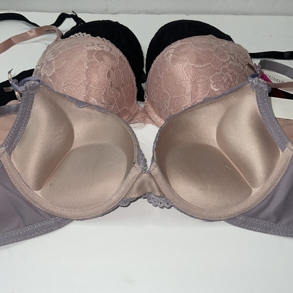 Bundle 3 Pieces 3 Hooks Super Push Up Extreme Double Padded Bombshell Bra. NWT - Picture 11 of 12